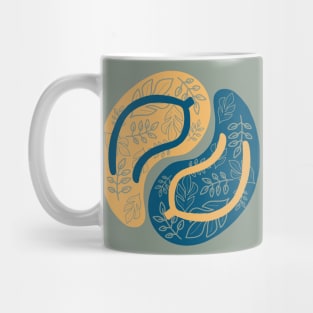 Flip-flops Circle, Blue and Yellow Mug